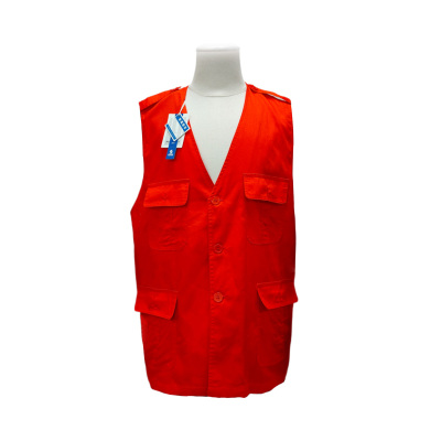 铁美风华 橙红背心 各号 1件