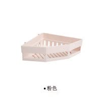 卫生间置物架壁挂洗手间洗漱台吸盘厨房厕所吸壁式免打孔浴室收纳 三维工匠 白色储物架
