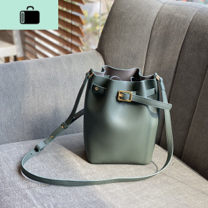 2020气质韩版新款时尚小包包女水桶包斜挎牛皮女包单肩包NEW LAKE女士手提包