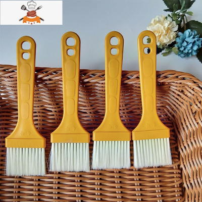 可高温烧烤毛刷厨房烙饼家用油刷烘培料理食品级油刷 敬平 黄柄油刷8把
