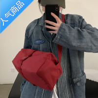 封后红色健身吐司包牛津布新款女包包运动休闲瑜伽大容量斜挎包大包潮手提包