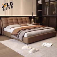 金菲罗格 意式轻奢真皮床现代简约主卧高端大气1.8m*2.0m床