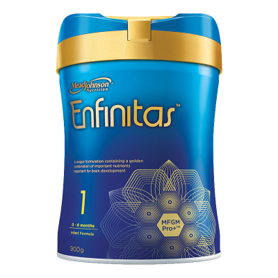 港版美赞臣MeadJohnson蓝臻婴幼儿配方奶粉1段（0-6个月）900g/罐有效期：22年4月