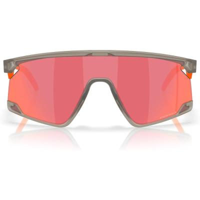 欧克利(OAKLEY)高包裹感防风护目盾形运动风偏光女士城市骑行太阳 Matte_Grey_Ink/Prizm_Trail_Tor