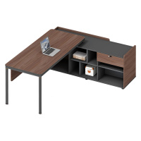 科朔 办公桌老板桌经理桌现代班台经理桌板式班台桌 2.1米KS-06D2102