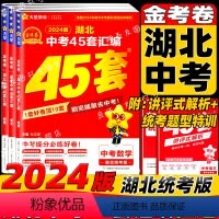 语文数学英语物理化学 湖北省 [正版]2024新版湖北安徽河南中考45套汇编语文数学英语物理化学政治历史生物地理会考金考