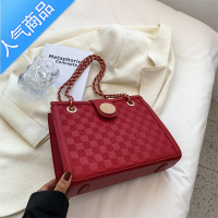 封后红色结婚包包女2022新款感小众大容量单肩斜挎包婚礼用新娘包