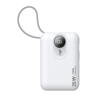 W&P[3C认证可上飞机]PB106 轻旅宝系列充电宝移动电源 35W/10000毫安/白色