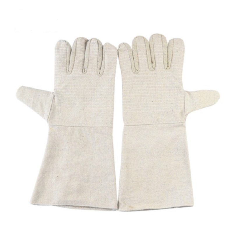 誉丰YL-5024双层长款原棉纯棉帆布手套