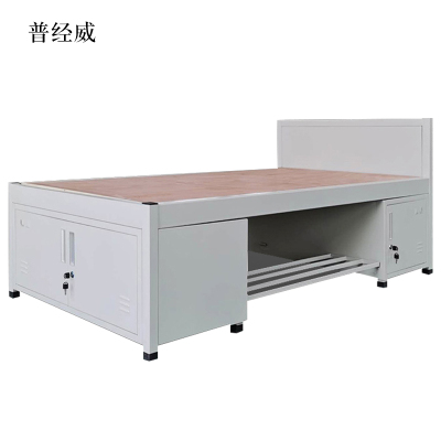 普经威钢制含柜单人床2米*1.2米