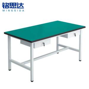 铭思达轻型防静电工作台150*80*75cm双抽张