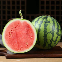 [熊猫鸟]云南新鲜麒麟西瓜 1个 7-8斤 新鲜水果 汁多肉甜