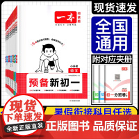 2025版一本预备新初一预备新初二预备新初三初中语文数学英语小四门道史地生七八九年级阅读方法技巧知识大盘点暑假衔接暑假作