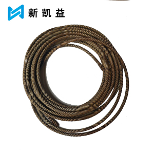 新凯益 油性多股钢丝绳 6*37+FC-12mm 米