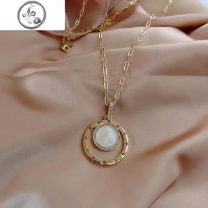 十二星座吊坠项链女秋冬毛衣链长款百搭简约2019新款潮网红配饰 JiMi 十二星座