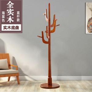 树形衣架树枝衣帽架组装欧式落地卧室实木吉祥树发财树小树挂衣架