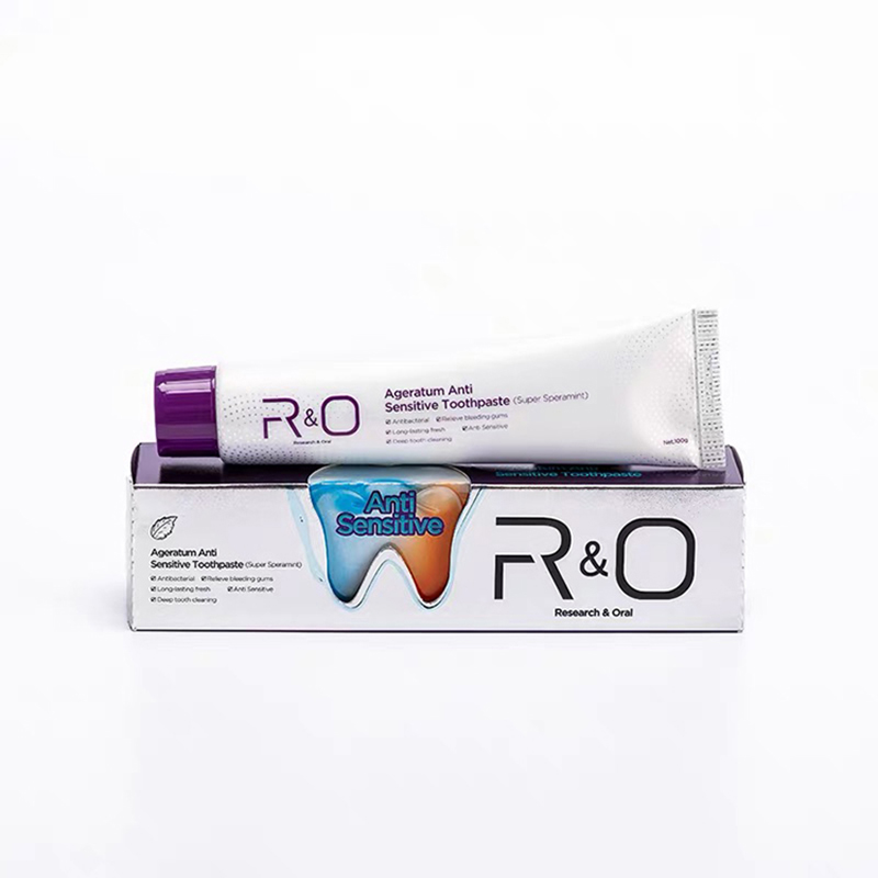 R&O®清爽薄荷牙膏抗敏修护固齿去口臭100g*2支