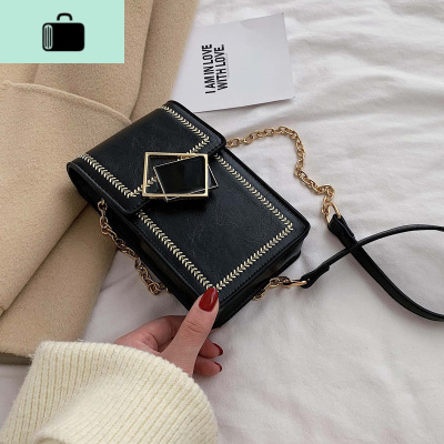 复古小包包女2020新款潮韩版百搭斜挎包春夏链条单肩包时尚手机包NEW LAKE女斜挎包