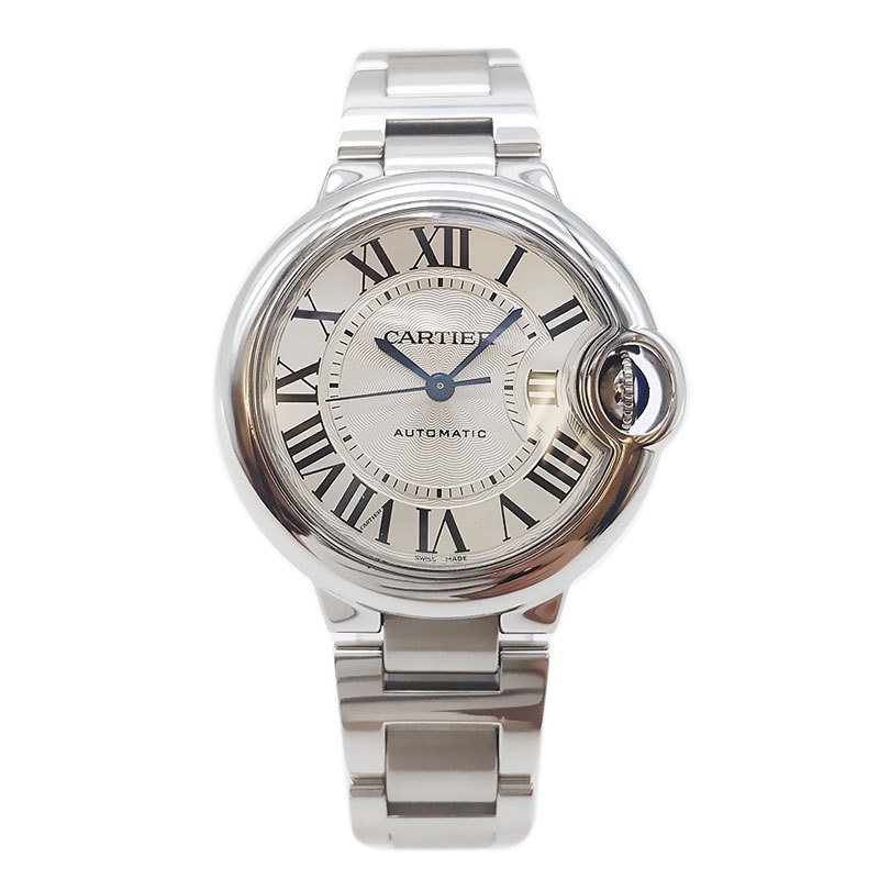 [正品二手95新]卡地亚(cartier)蓝气球 w6920071 自动机械 表径33 女