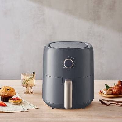 小熊(Bear)空气炸锅家用全自动3L 微电脑触控电炸锅 微蒸汽空气烤可拆卸易清洗QZG-N10W2