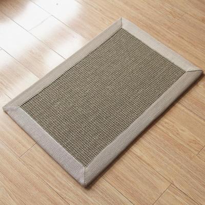 美帮汇玄关进地垫耐脏客厅茶几剑麻地毯简约书房卧室防滑垫定制