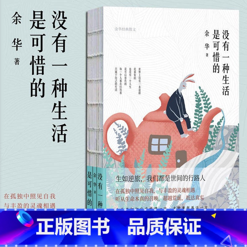 [正版]没有一种生活是可惜的 余华著 余华散文集 活着作者余华新作再论人生与自我 现当代文学 97875695061