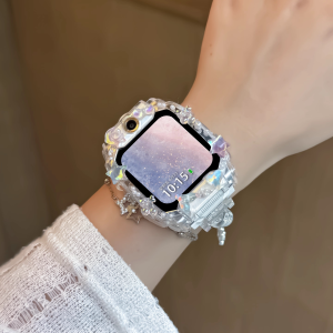 适用小天才儿童手表表带z12/z11发圈z10弹力z9pro腕带z8少年版z6pro蝴蝶结