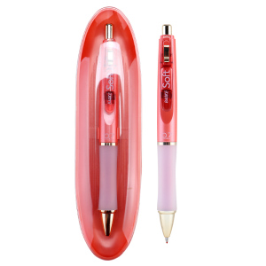 宝克(baoke) PC3978 按压中性笔 0.7mm 玫瑰粉/北暮蓝/森溪绿/卵石灰/卡其黄 单支装(黑色)