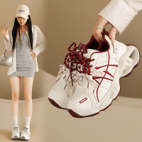 ins韩版新款老爹鞋女2026春季跑步鞋休闲鞋厚底增高