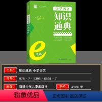 [全国通用版]小学语文知识通典 小学通用 [正版]全国通用版通城学典小学语文数学英语知识通典古诗文通典小升初复习资料上册
