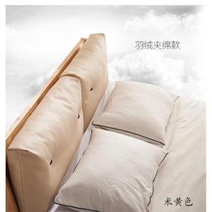 美帮汇羽绒夹棉榻榻米床头靠垫床头板软包床上靠背双靠枕护腰