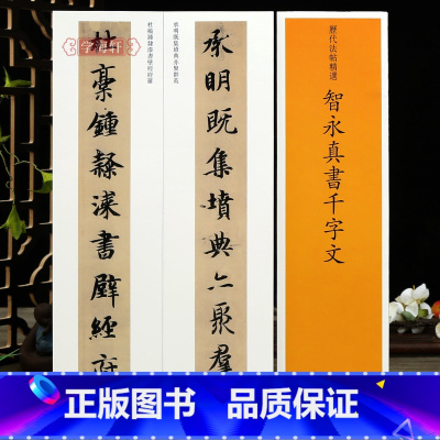 [正版]学海轩智永真书千字文全新历代法帖选原色原帖繁体旁注智永楷书毛笔书法字帖近距离临摹字卡