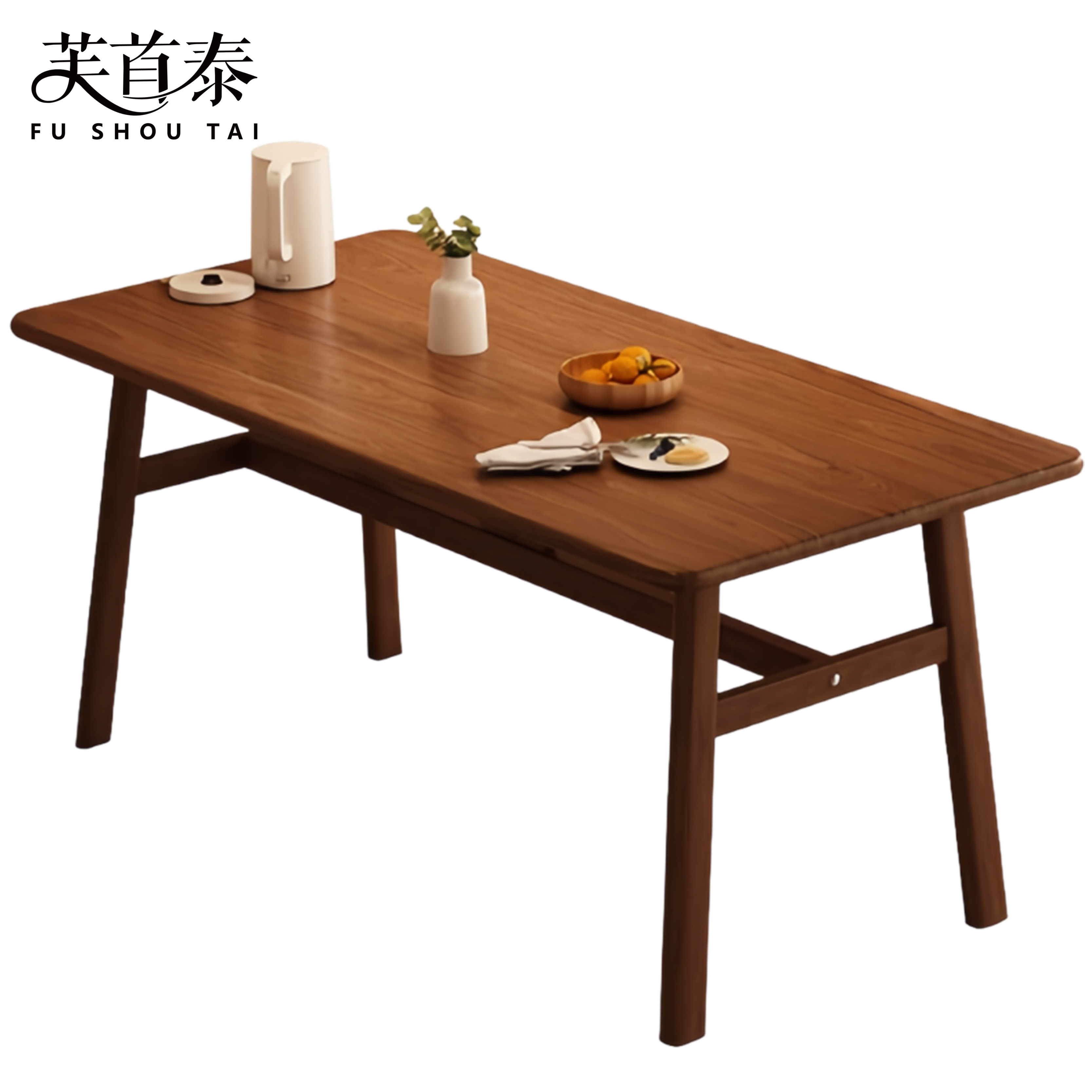 芙首泰餐桌木质1200*600*750mm张
