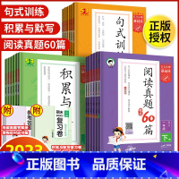 [套装2本]60篇+积累与默写 五年级下 [正版]2023秋版53基础练五三小学一二三四五六年级上下册语文专项阅读真题6