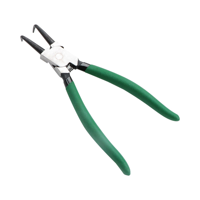 长鹿 工业级浸塑挡圈钳(孔弯) 孔弯7”