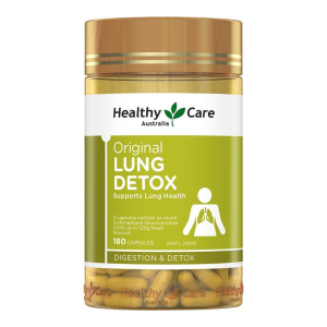 Healthy Care清肺胶囊草本精华肺部健康支持胶囊180粒/瓶装 膳食营养补充剂 澳洲原装进口 香港保税随机发