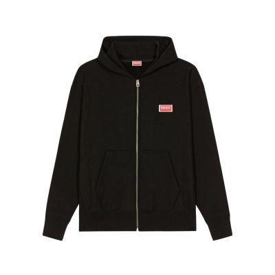 高田贤三(Kenzo)大廓形拉链连帽卫衣男长袖胸前刺绣宽松休闲百搭