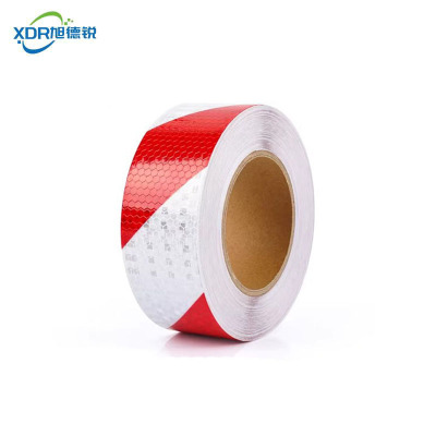 旭德锐 红白警示标识胶带 反光警示胶带5cm宽*3米 /卷