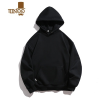 YANXU美式连帽卫衣男女情侣基础款宽松上衣纯色潮牌帽衫外套