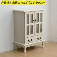 实木餐边柜储物柜现代简约茶水柜厨房微波炉柜欧式碗柜橱柜整装
