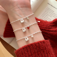 s925纯银银坨坨手链轻奢小众设计精致称心如意手串叠戴女银饰送女朋友老婆情人节七夕生日礼物