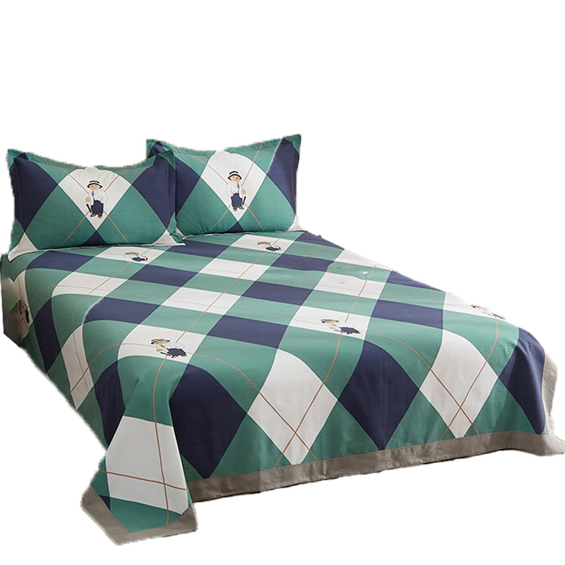 天琴床品三件套200*230cm柔软舒适绅士提花粗布软席TQ-S60