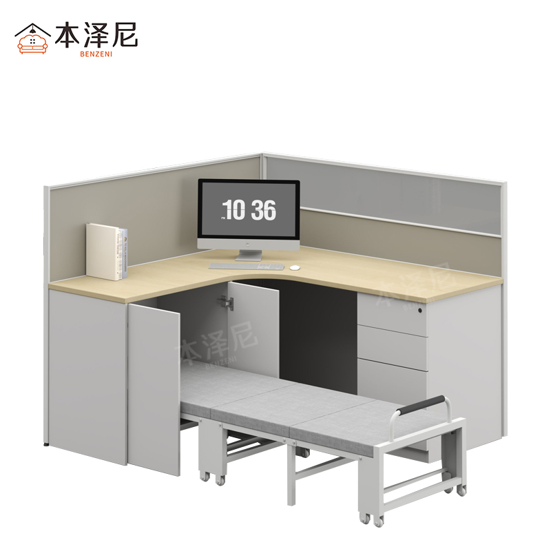 本泽尼 屏风工位(含床) HTAB-GW153 1530*1530*1100mm 张