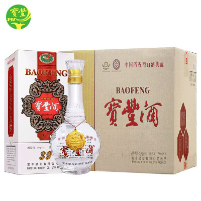 宝丰酒商务会堂39度清香型白酒700ml6瓶整箱