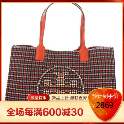 汤丽柏琦ToryBurchElla大号托特包新款女士手提包时尚休闲百经典款单肩包女欧美时尚优雅气质休闲风Ember_Glenn_Plaid