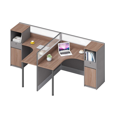 科朔 办公桌职员桌 员工桌 板式屏风桌 两人位 KS-06L3031