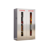 豪利特不锈钢防暴器械装备柜工具柜安保反恐盾牌柜警务室防爆柜201加厚材质1650*1100*450应急物资柜