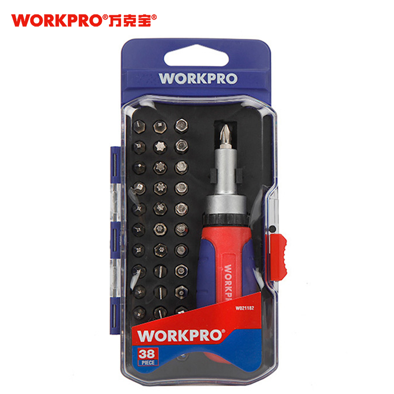 万克宝 棘轮螺丝批 38件 套