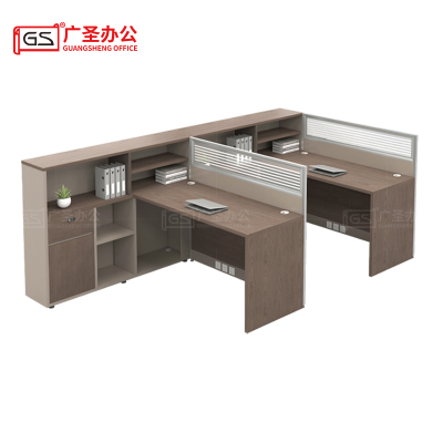 GS 办公桌电脑桌屏风桌双人位 1500*2800*1100mm