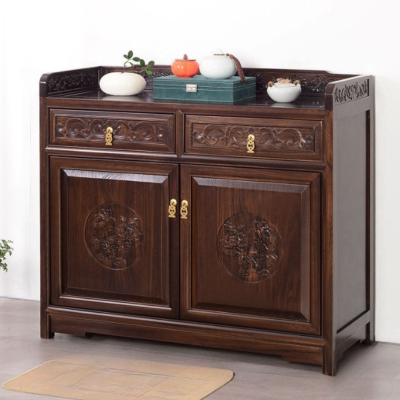 白寅 BY-CSG-003 大款黑胡桃色 茶水柜 100*40*88(单位:个)